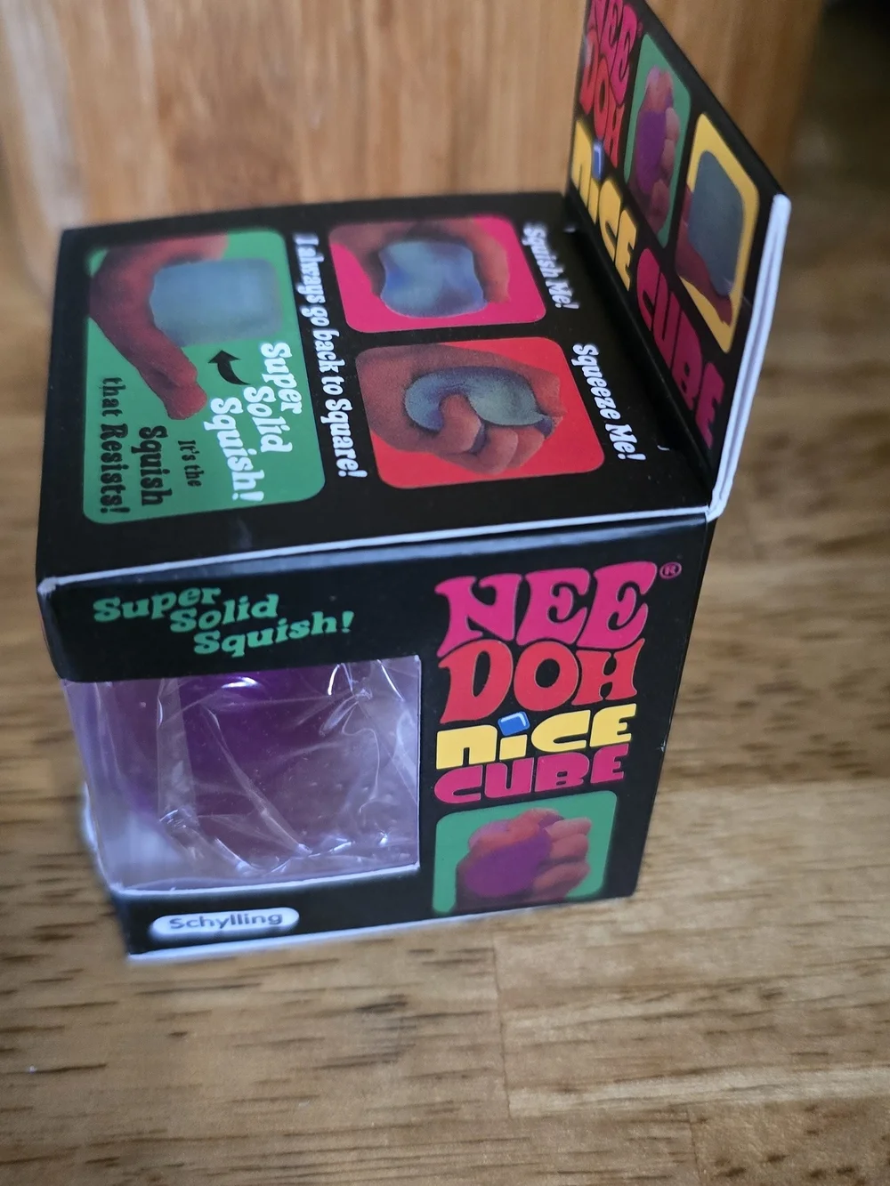 NeeDoh Nice Cube Purple Super Solid Squish
